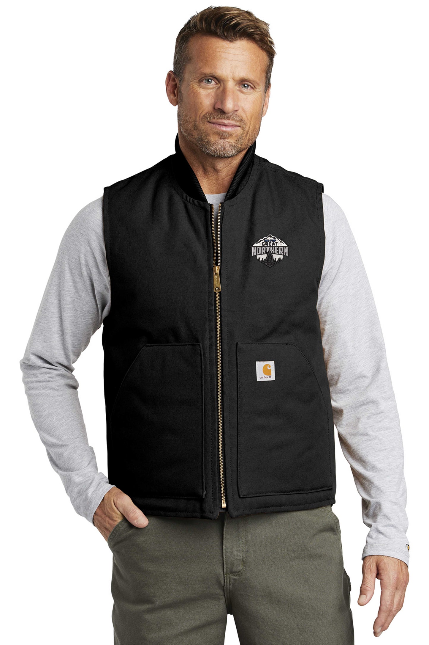 Carhartt® Duck Vest with Great Northern Logo CTV01