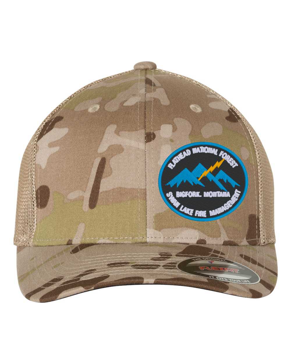 Flexfit Trucker Mesh Back Cap with Embroidered Patch - 6511