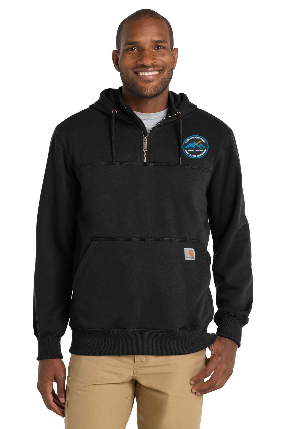 Carhartt ® Rain Defender ® Paxton Heavyweight Hooded Zip Mock Sweatshirt CT100617