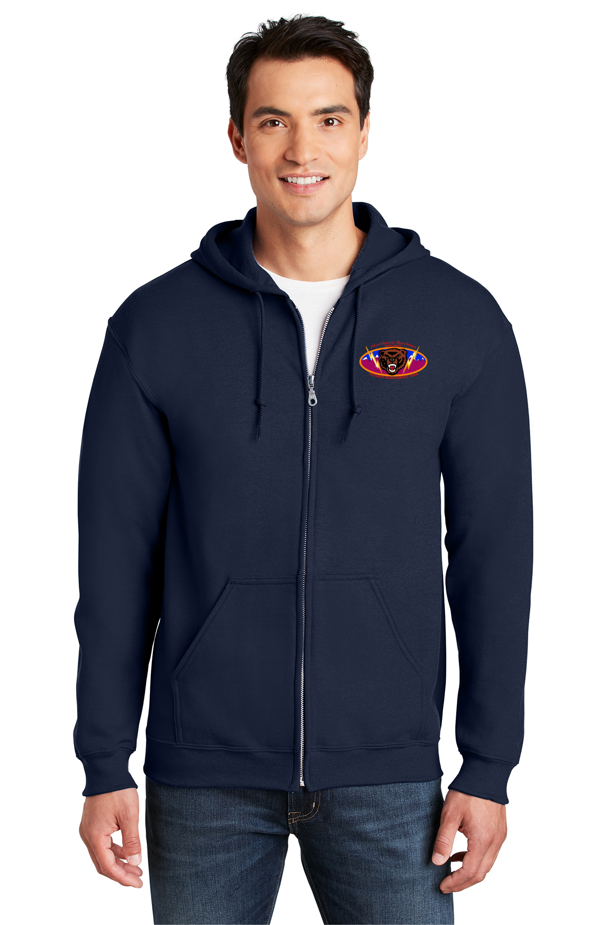 Gildan® - Heavy Blend™ Hooded Zip up Sweatshirt 18600 – Montana 35