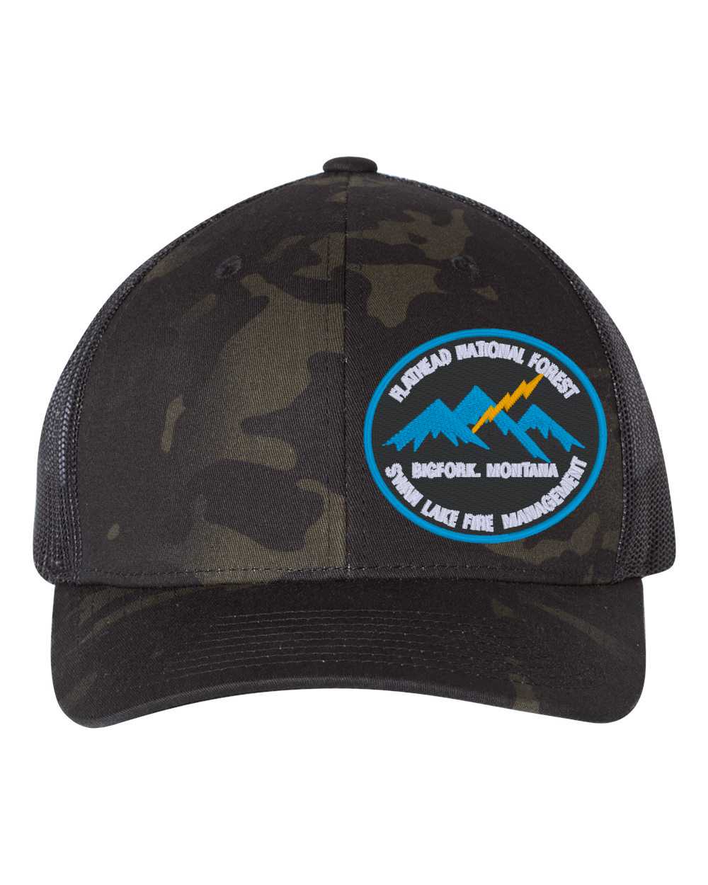 Classic Retro Snapback Trucker Hat with Embroidered Patch-6606