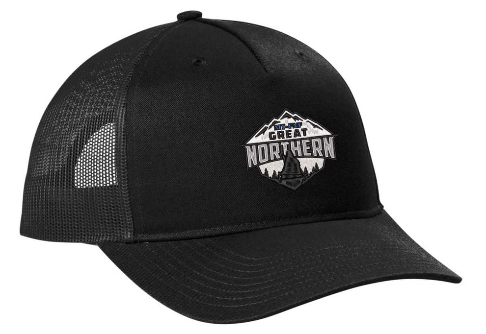 Five Panel Structured Hat with Great Northern logo – Montana 35