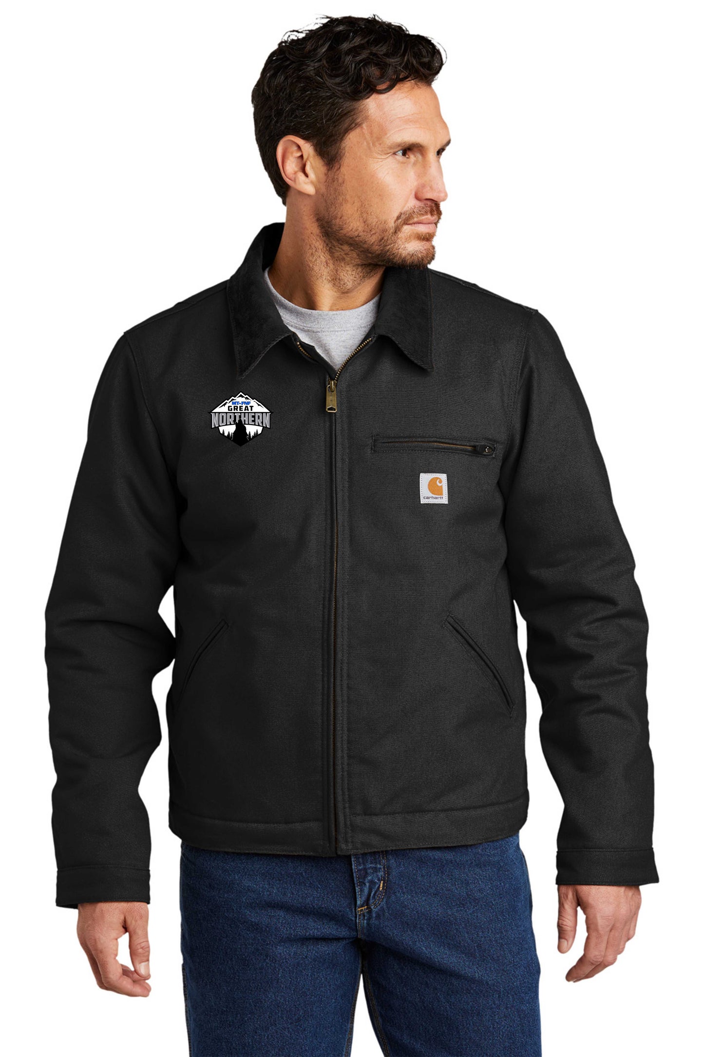Carhartt® Duck Detroit Jacket with Great Northern Logo  CT103828