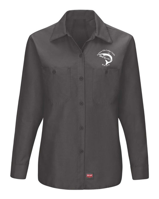 Ladies Long Sleeve Red Kap Long Sleeve Work Shirt