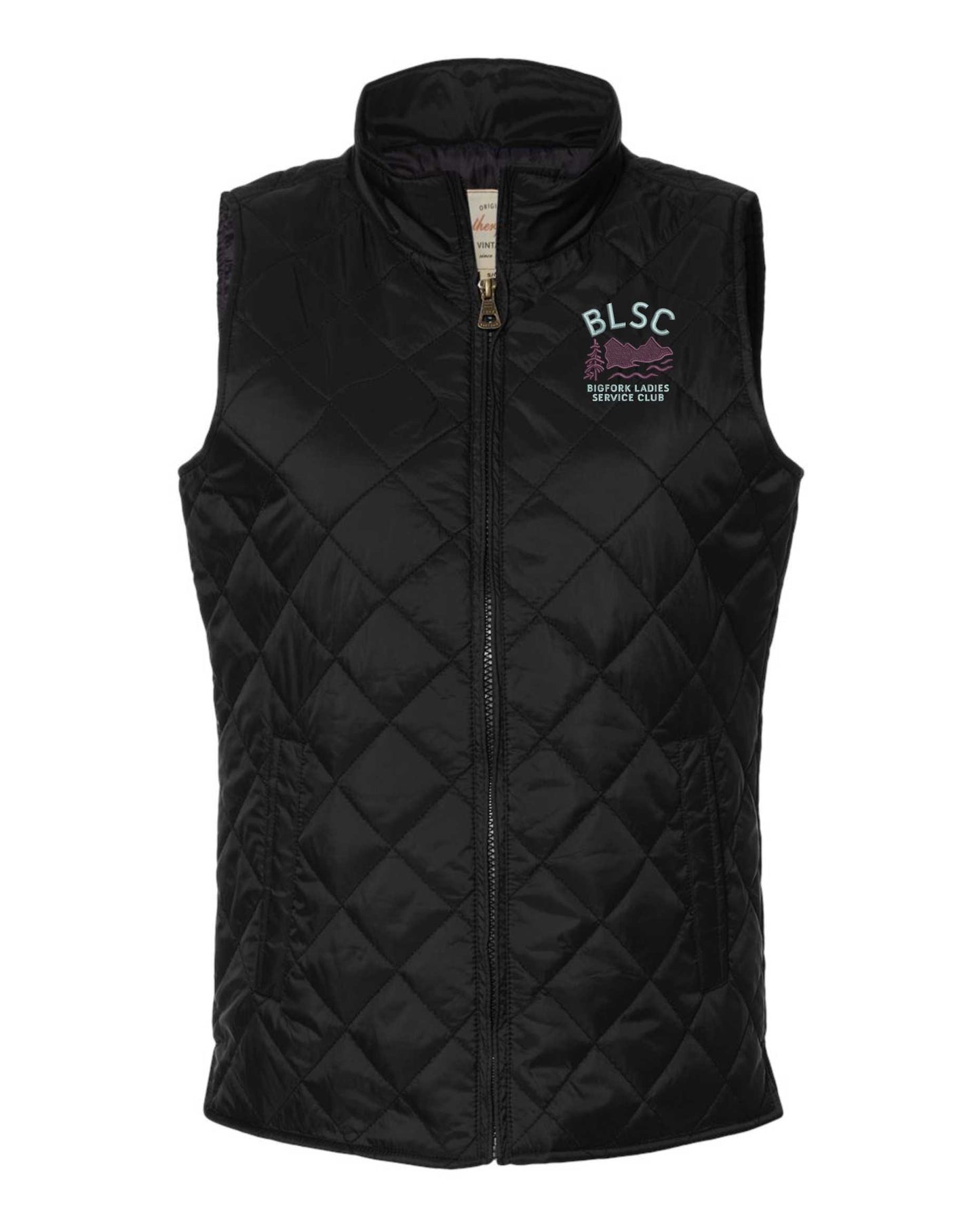 Puffy vest With Embroidered BLSC Logo